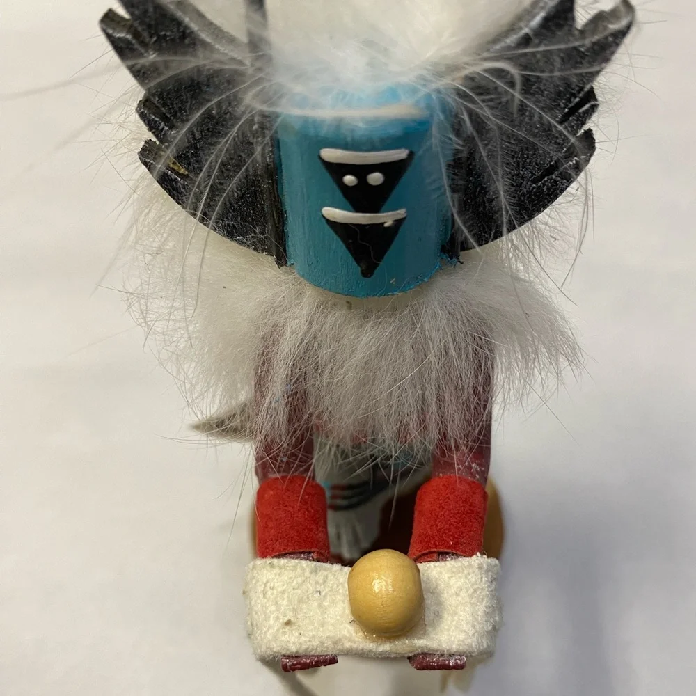 Crow Mother Kachina Handmade Navajo Dine Tribe Signed Marked Art Decor NWT